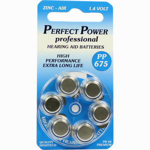 Batterie für Hörgeräte Power Pp 675 6 Stück - ab 2,72 €