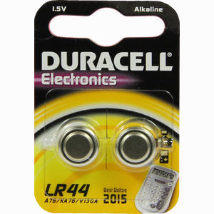 Batterie Knopfzelle Lr44- A76 Duracell 2 Stück - ab 1,43 €