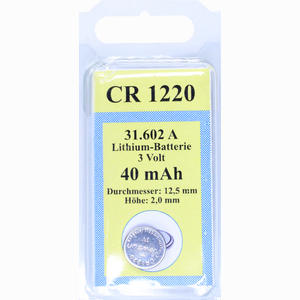 Batterie Lithium 3v Cr 1220 1 Stück - ab 1,44 €