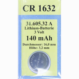 Batterie Lithium 3v Cr 1632 1 Stück - ab 1,71 €