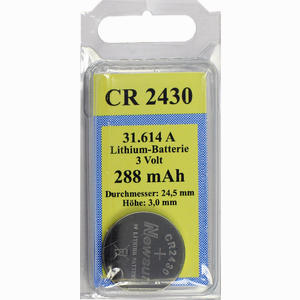 Batterie Lithium Zelle 3v Cr 2430 1 Stück - ab 1,73 €