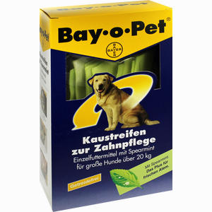 Bay- O- Pet Zahnpflege Kaustreifen mit Spearmint für Große Hunde  140 g - ab 0,00 €