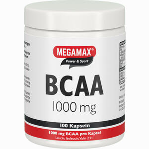 Bcaa 1000 Mg Megamax Kapseln 100 Stück - ab 13,58 €