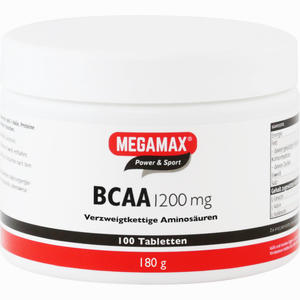 Bcaa 1200mg Megamax Tabletten 100 Stück - ab 15,76 €