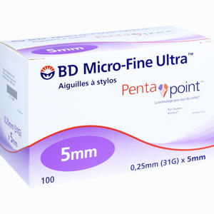 Bd Micro- Fine Ultra Pen- Nadeln 0. 25x5 Mm 100 Stück - ab 22,00 €