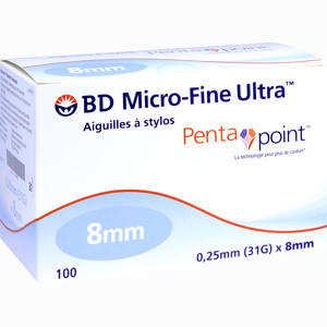 Bd Micro- Fine Ultra Pen- Nadeln 0. 25x8mm EMRA-MED Arzneimittel GmbH 100 Stück - ab 22,00 &euro;