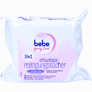 Bebe Young Care Erfrischende Reinigungstücher  25 Stück - ab 0,00 &euro;