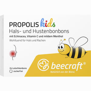 Beecraft Kids Propolis Hals- und Hustenbonbons 24 Stück - ab 4,58 €
