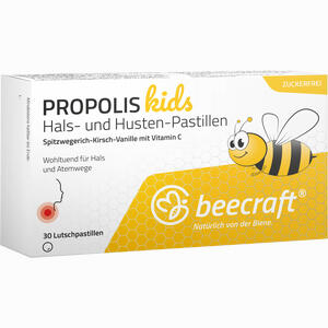 Beecraft Propolis Hals- Husten- Pastillen Kids Lutschpastillen 30 Stück - ab 0,00 €