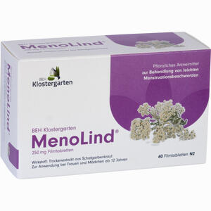 Beh Klostergarten Menolind 250 Mg Filmtabletten 60 Stück - ab 36,73 €