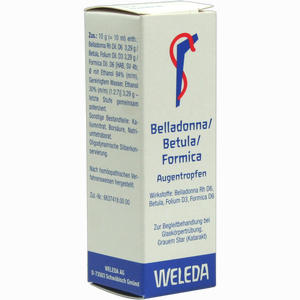Belladonna/bertula/formica Augentropfen 10 ml - ab 23,06 €