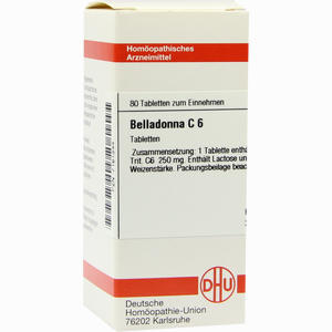 Belladonna C6 Tabletten 80 Stück - ab 0,00 &euro;