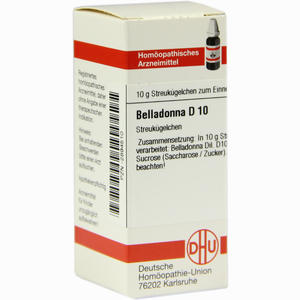 Belladonna D10 Globuli 10 g - ab 7,83 €
