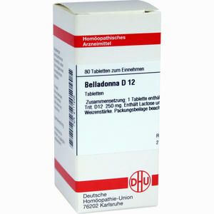 Belladonna D12 Tabletten 80 Stück - ab 7,95 €