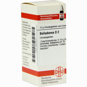 Belladonna D2 Globuli 10 g - ab 7,13 €
