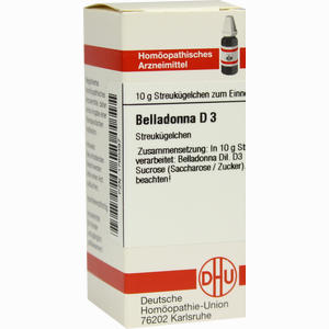 Belladonna D3 Globuli 10 g - ab 6,96 &euro;