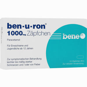 Ben- U- Ron 1000 Mg Erwachsenen- Suppositorien Zäpfchen 10 Stück - ab 3,67 €
