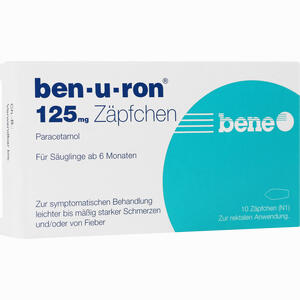 Ben- U- Ron 125mg Säuglingszäpfchen  10 Stück