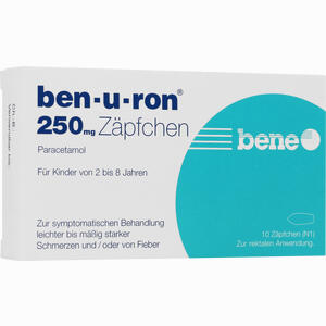 Ben- U- Ron 250mg Kleinkinder- Zäpfchen 10 Stück - ab 2,11 €