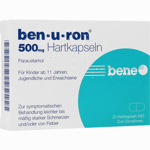 Ben- U- Ron 500mg Hartkapseln  20 Stück - ab 3,25 €