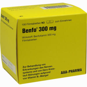 Benfo 300mg Filmtabletten  100 Stück - ab 0,00 &euro;