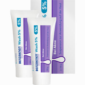 Benzaknen Wash 5% Suspension  2 x 100 g - ab 17,04 €