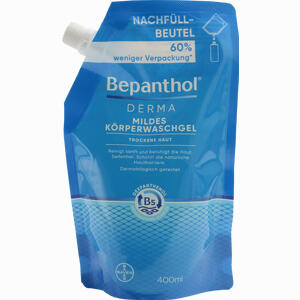 Bepanthol Derma Mildes Körperwaschgel Nachfüllpack 1 x 400 ml Bepanthol Derma Mildes Körperwaschgel Nachfüllpack 1 x 400 ml