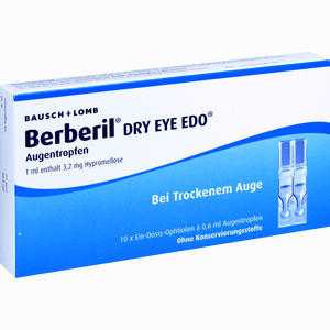 Berberil Dry Eye Edo Augentropfen 10 x 0.6 ml - ab 5,53 €