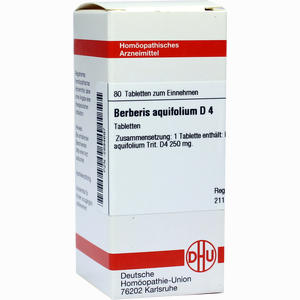 Berberis Aquif D4 Tabletten 80 Stück - ab 0,00 €