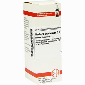Berberis Aquif D6 Dilution 20 ml - ab 11,56 €