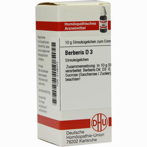 Berberis D3 Globuli 10 g - ab 7,42 €