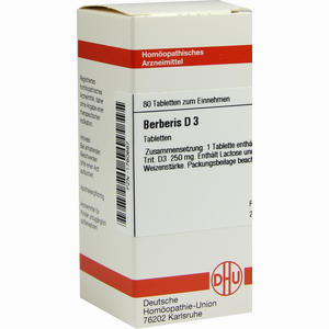 Berberis D3 Tabletten 80 Stück - ab 9,26 €