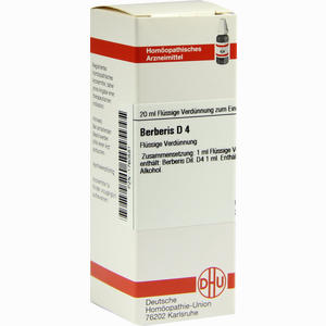 Berberis D4 Dilution DHU-Arzneimittel GmbH & Co. KG 20 ml - ab 9,60 &euro;