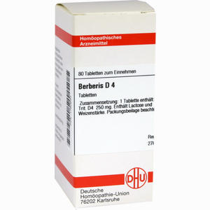 Berberis D4 Tabletten 80 Stück - ab 9,26 €