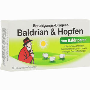 Beruhigungs- Dragees Baldrian & Hopfen 30 Stück Beruhigungs- Dragees Baldrian & Hopfen 30 Stück