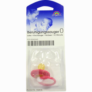 Beruhigungssauger 0 Latex Kirschsauger Himbeere 0- 3 Monate 1 Stück - ab 0,00 €