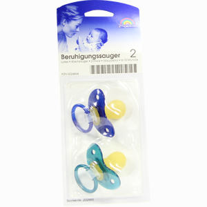Beruhigungssauger 2 Aus Latex Kirschsauger 6- 18 Monate Blau/Petrol 2 Stück - ab 2,36 €