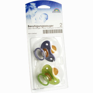 Beruhigungssauger Latex Gr. 2 - 6 Bis 18 Monate 2 Stück - ab 2,42 €