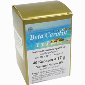 Beta Carotin 1 X 1 Pro Tag Kapseln 40 Stück - ab 9,20 €
