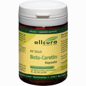 Beta Carotin Kapseln  60 Stück - ab 6,10 €