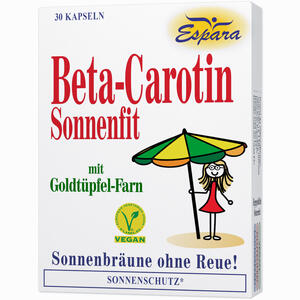 Beta- Carotin Sonnenfit Kapseln 30 Stück - ab 15,99 €
