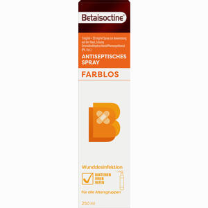 Betaisoctine 1mg/Ml + 20 Mg/Ml Spray Z. Anw. A. D. H.  250 ml - ab 11,04 &euro;