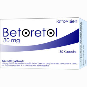 Betoretol 80mg Kapseln 30 Stück - ab 38,35 €