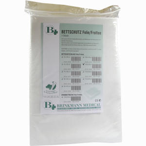 Bettschutzeinlage Folie/Frottee 100x150cm Brinkmann Medical - Dr. Junghans 1 Stück - ab 8,75 €