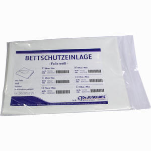 Bettschutzeinlage Folie Weiß 100x90cm 1 Stück - ab 3,71 €