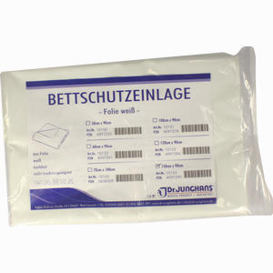 Bettschutzeinlage Folie Weiß 150x90cm 1 Stück - ab 5,15 €