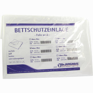 Bettschutzeinlage Folie Weiß 60x90cm 1 Stück - ab 3,06 €