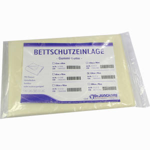 Bettschutzeinlage Gummi Creme 150x90cm 1 Stück - ab 17,16 €