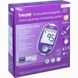 Beurer Blutzuckermessgerät Gl 44 Lila Mg/Dl 1 Stück - ab 4,16 €