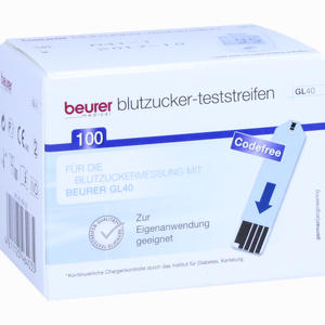 Beurer Blutzuckerteststreifen Gl 40  100 Stück - ab 32,13 €